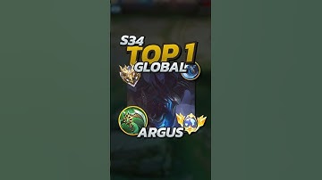 78% Winrate Argus S34 Build! Mobile Legends #mobilelegends #mlbb #gaming
