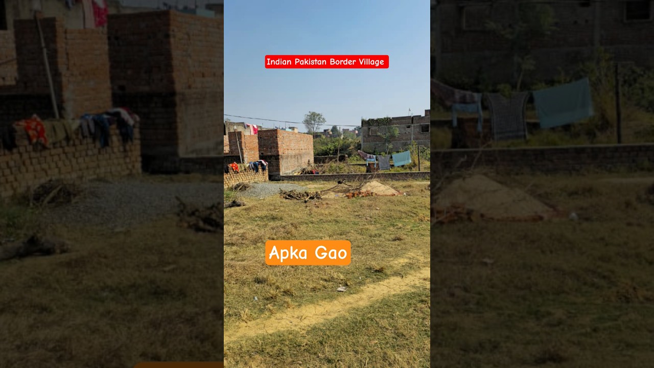 India Pakistan Border Village