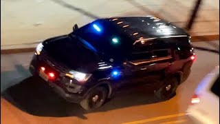 Unmarked Paterson Police Ford Interceptor Utility Responding 10-27-22