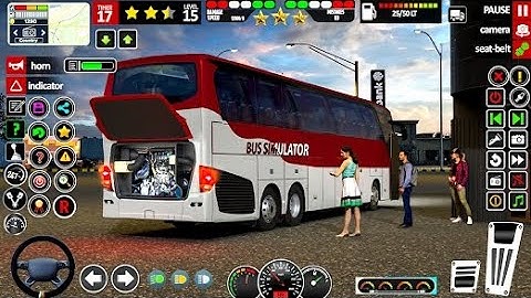 Mobile bus simulator game 3d || Simulator bus Driving Android Mobile Gameplay 2025