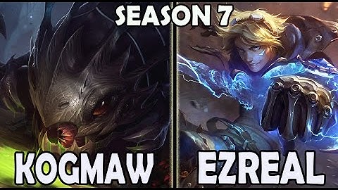 Deft plays KOGMAW ADC vs EZREAL Ranked Challenger Korea