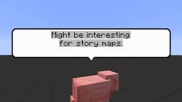 Speech bubbles in Vanilla Minecraft?