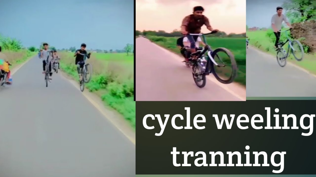 cycle wheeling training /cycle stunt kaise sikhe /cycle wheeling stunt training YouTube