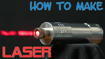 How to make a powerful burning laser from DVD-rw