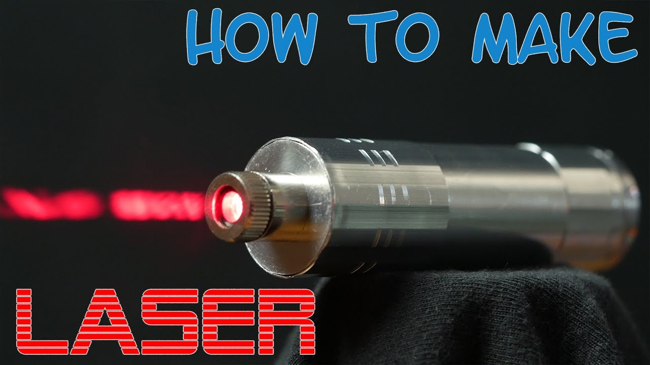 How to build a small laser that can burn things