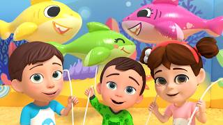 Baby Shark! Fun Day at the Amusement Park + MORE Lalafun Nursery Rhymes & Kids Songs