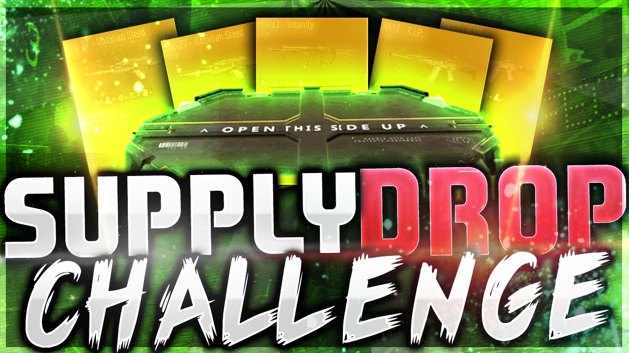 "HIP FIRE ONLY!" HIGH STAKES ADVANCED SUPPLY DROP WAGER! ELITE Supply Drop Challenge (COD AW Elites)