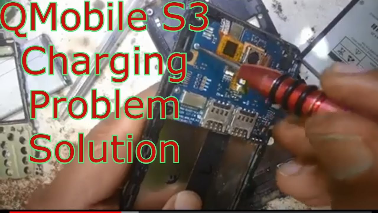Qmobile S3 Charging Jumper Way |  Fake Charging not save  | charging not show | Charging port