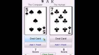 Visual Basic .NET Card Game - WAR - Demonstration