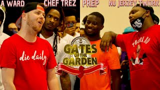 NU JERZEY TWORK & PREP VS CHEF TREZ & A WARD | HOSTED BY TAY ROC | GATES OF THE GARDEN | FULL BATTLE