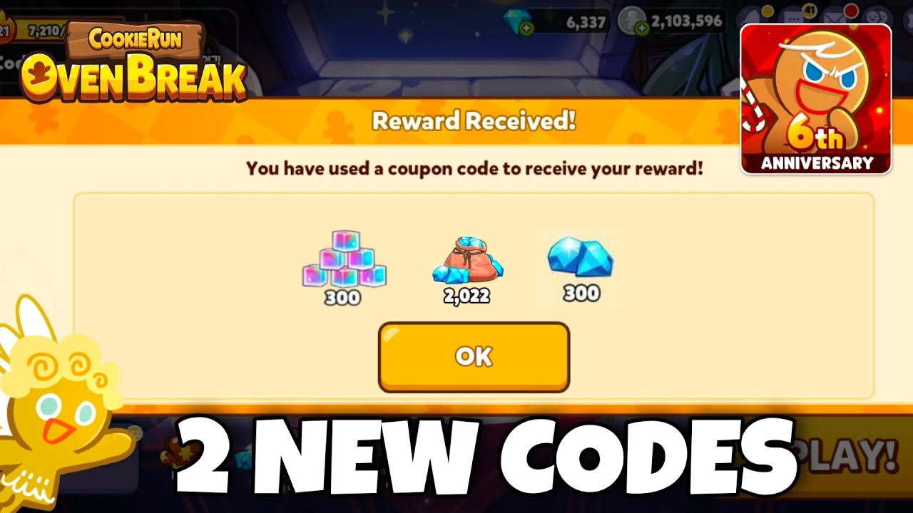 Cookie run ovenbreak coupon codes 2022 December new Cookie run