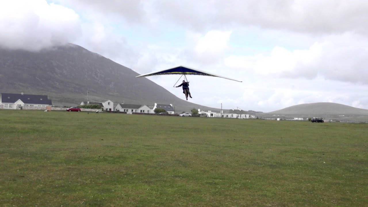 Hang Gliding in Ireland Series Achill bottom landing YouTube