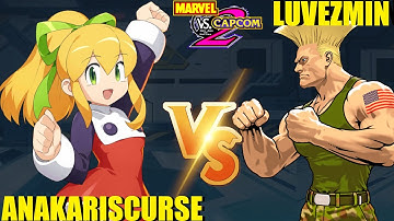 MvC2 Mvci Umvc3 ANAKARISCURSE vs LUVEZMIN (Low Mid Tiers) pt 1