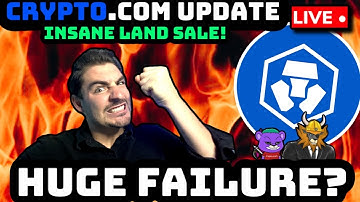 Crypto.com LAND REVEAL LIVE! | CRO Coin News | CHAOS for CRONOS NFTs