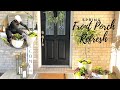 Front Porch Refresh|Planting Spring Shade Containers|Bluu Umbrella| Decorate With Me