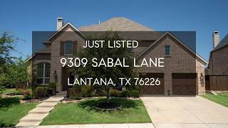 Just Listed || 9309 Sabal Lane, Lantana, TX 76226