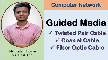 Lec:11 | Guided Media | Transmission Media | Computer Network | Bangla Tutorial
