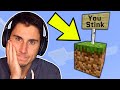 I Found The WORST ISLAND In Minecraft Skyblock!