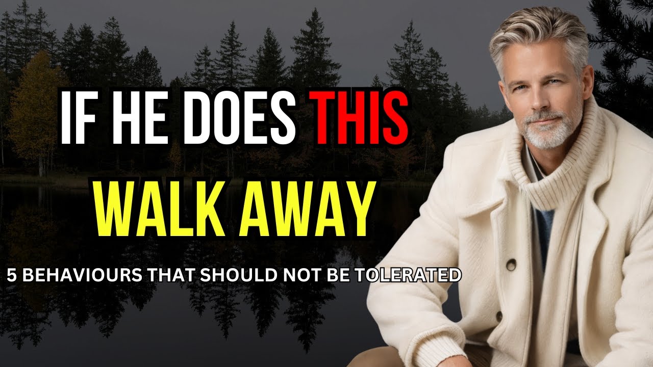 Love After 60: 5 UNACCEPTABLE Behaviors That Women Should Not Be Tolerated (Psychology Explained)