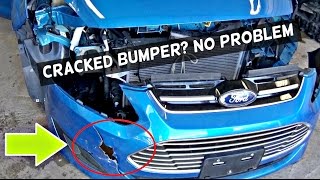 How to Fix Cracked Bumper Cover . Amazing Results