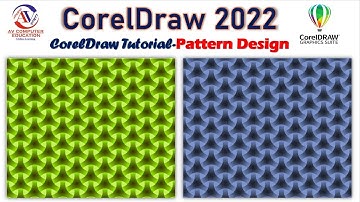 Corel Draw Tutorial | coreldraw pattern design tutorial || How To Make Pattern In CorelDRAW 2022