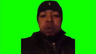 Black Man Coughing meme Green Screen