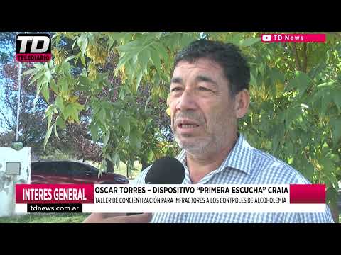 OSCAR TORRES   PRIMERA ESCUCHA CRAIA   TALLER DE CONCIENTIZACION PARA INFRACTORES A LOS CONTROLES DE