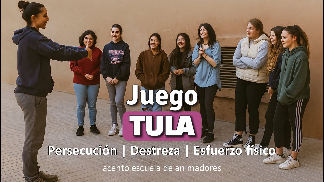 Juego 𝐓𝐔𝐋𝐀. Popular Pillar de Correr Dinámica de Grupo