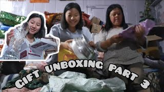 finally, gift unboxing part 3 with family