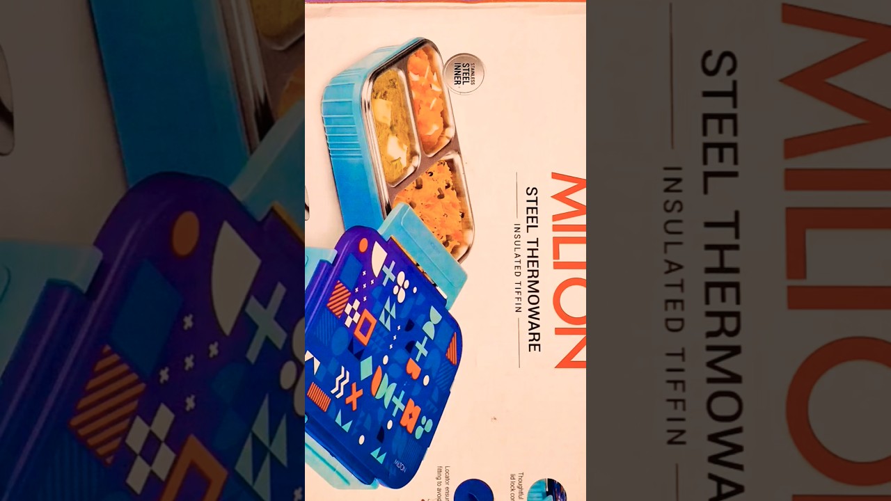 Milton Steel Thermoware Insulated Tiffin ||(Fun Feast 3)||