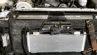 how i do an fittings | trucool 40k transmission cooler an install!