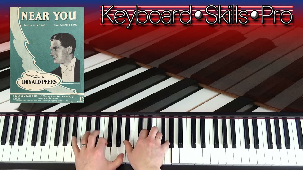 Near You - Vintage Piano Sheet Music