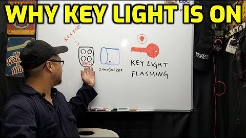 KEY SYMBOL WARNING LIGHT SHOWING UP ON DASHBOARD (FLASHING AND BLINKING)