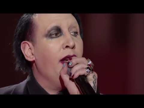 Marilyn Manson And Tyler Bates Performing Sweet Dreams Live On Italian Tv Show Music