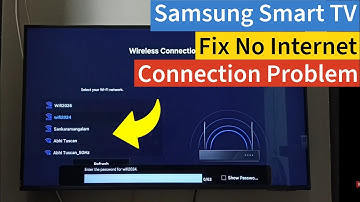 How to Fix No Internet Connection Issue on Samsung Tizen Smart TV | QLED TV, OLED TV, LED TV