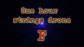 One Hour Synth Strings Drone in F