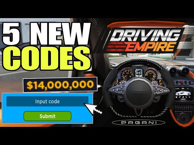 Driving Empire codes [December 2023]