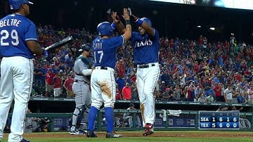 SEA@TEX: Andrus belts a two-run homer to left-center