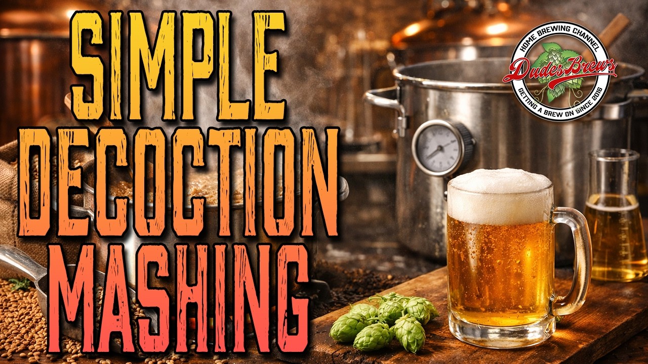 Decoction Mashing Made Easy 🍺 | Simple Method For Single Decoction (No ...