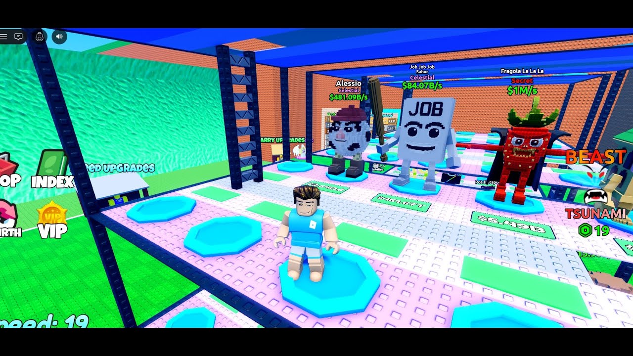 Admin Abuse || Escape Tsunami for Brainrots! 