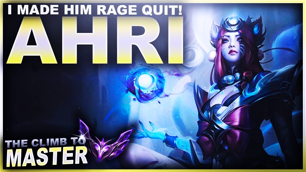 I MADE A ZED OTP RAGE QUIT ON AHRI! | League of Legends - YouTube