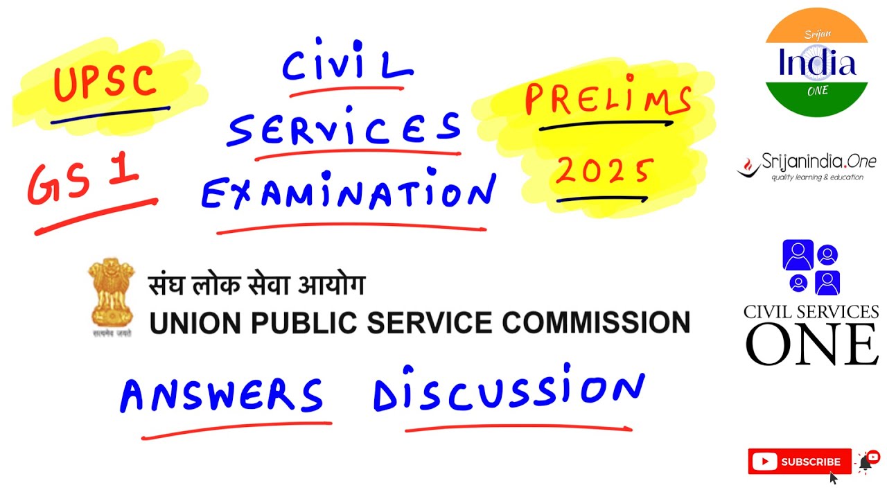 (Part 1) Prelims 2025 UPSC GS 1 Answer Discussion - YouTube