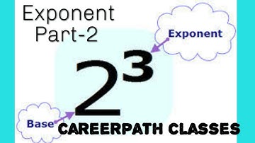 Class: 07 & 08 | Exponent ( Lec-02 ) | By :- Angad Sir | Careerpath Classes |
