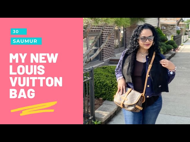 SAUMUR 30 / MY NEW LOUIS VUITTON BAG / REVEAL / HONEST REVIEW / HOWTO STYLE  / MOD SHOTS 