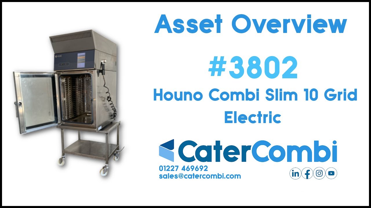 Houno CombiSlim 10 Grid Electric Combination Oven for Sale - CaterCombi Asset 3802
