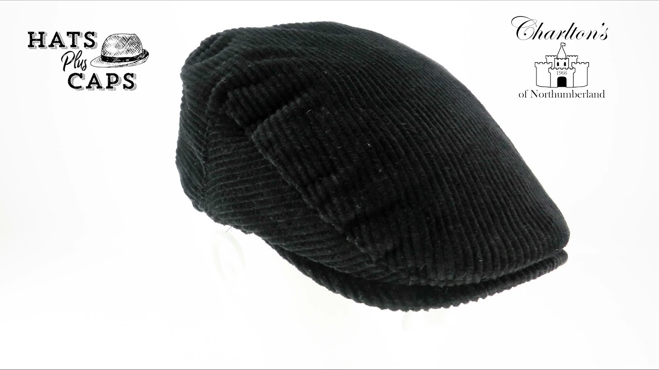 360º View 100% Corduroy Flat Cap | Charlton's of Northumberland