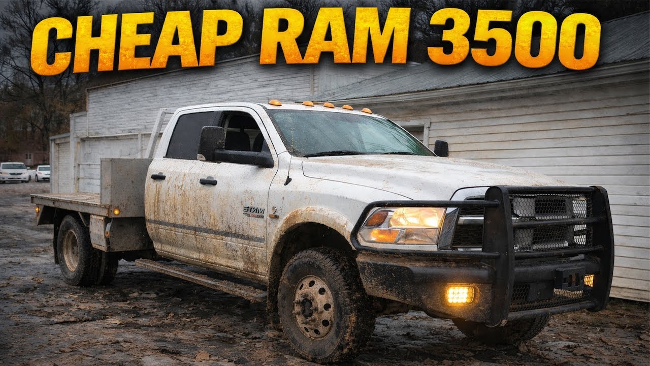 Я купил самый дешевый пикап RAM 3500 Hotshot.