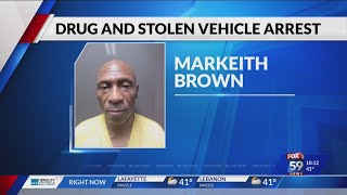 Bloomington man arrested in Sullivan County with stolen car, drugs
