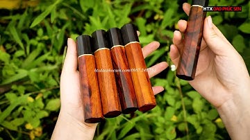 CÁN DAO NHẬT BÁT GIÁC GỖ QUÝ