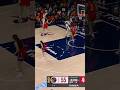 Myisha Hines-Allen findsl Cunningham at the three point line
